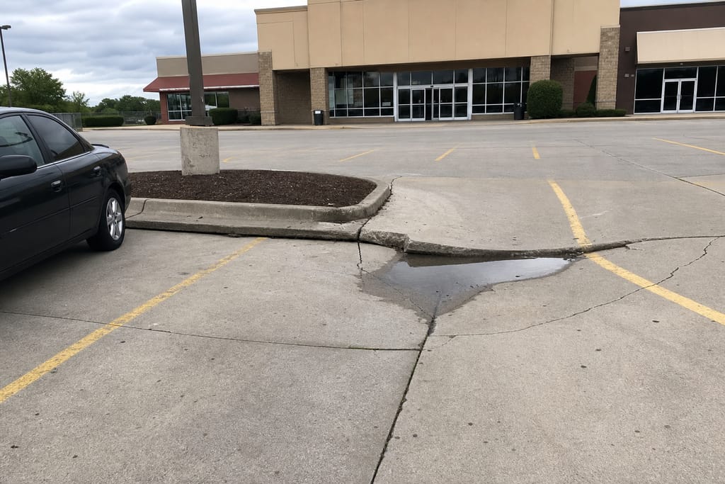 Parking Lot Concrete Repair photo